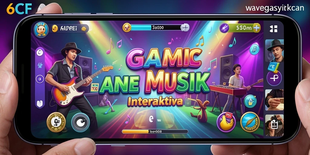 Tampilan gameplay interaktif dalam 6CF yang seru dan menarik.