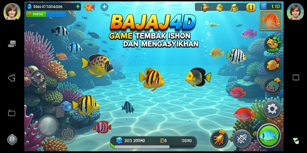 Gameplay seru di BAJAJ4D saat menembak ikan dengan berbagai senjata.