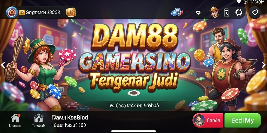 Tangkapan layar utama menunjukkan gameplay menarik dari DAM88.
