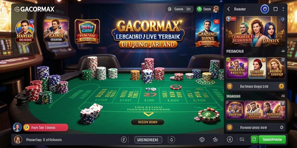 Tampilan menarik dengan dealer langsung di GACORMAX.