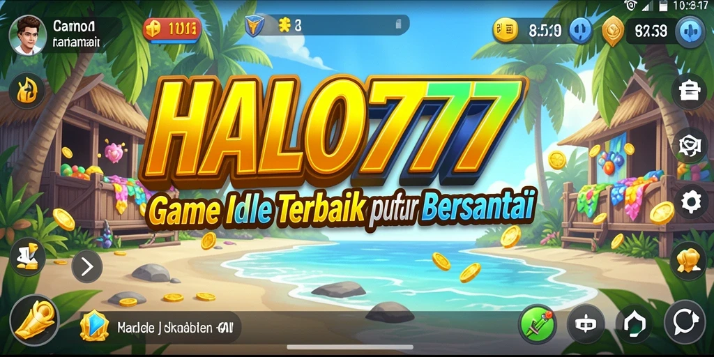 Tampilan gameplay HALO777 yang menarik dan santai.
