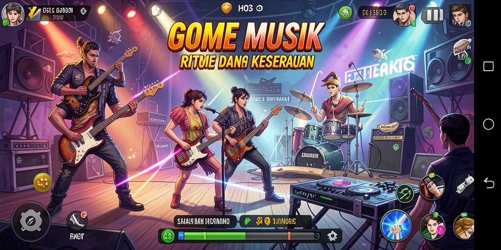 Tampilkan gameplay menarik dengan ritme musik HO3.