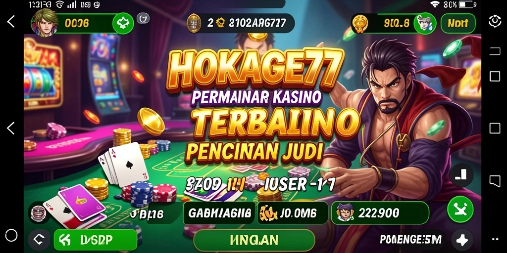 Tampilan gameplay HOKAGE77 yang menarik dan menegangkan di dunia Kasino.