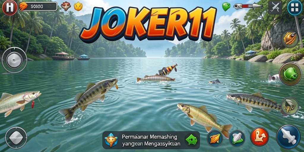 Tampilan gameplay <strong>JOKER11</strong> yang memikat saat memancing.