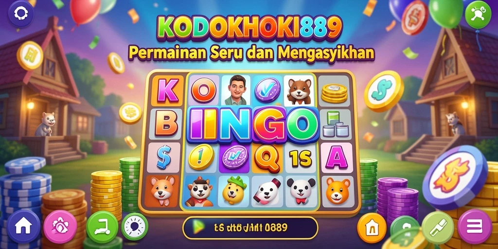 Tampilan gameplay seru di <strong>KODOKHOKI889</strong> yang penuh warna dan interaktif.