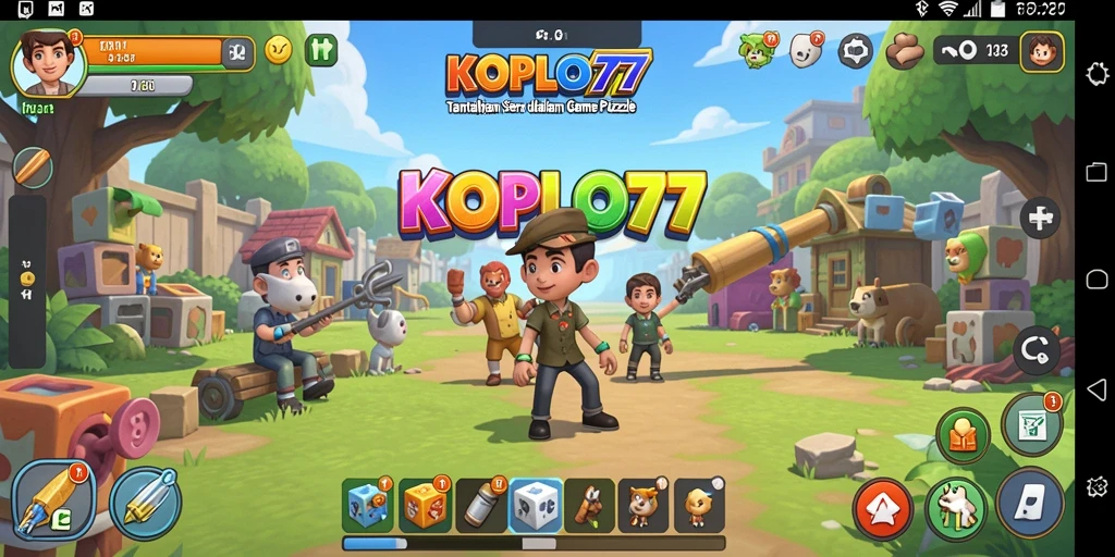 Tampilan gameplay seru KOPLO77 dengan berbagai tantangan Puzzle.