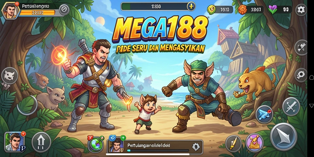 Tampilan gameplay MEGA188 yang menarik dan seru.