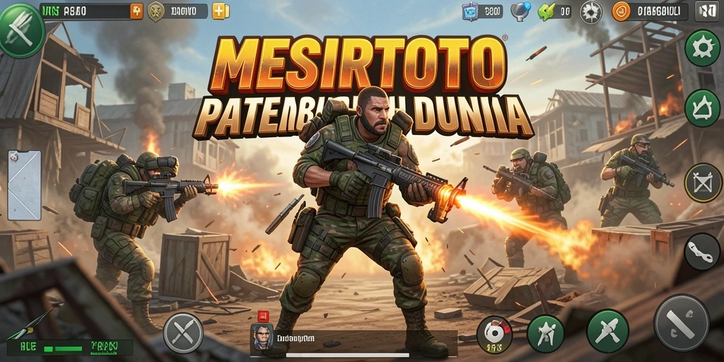 Gameplay intens di arena pertempuran MESIRTOTO