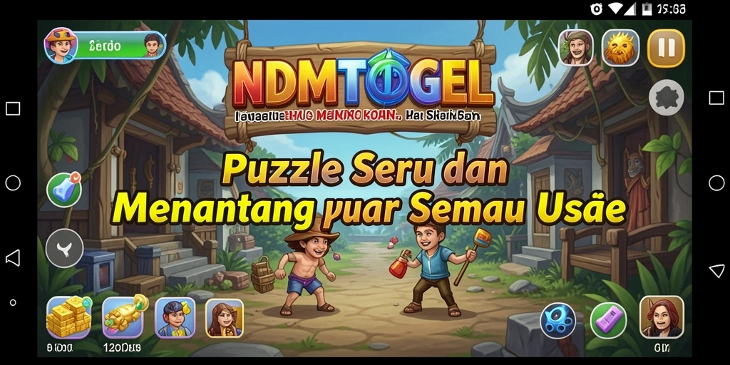 Tampilan gameplay NDMTOGEL yang seru dan menantang.