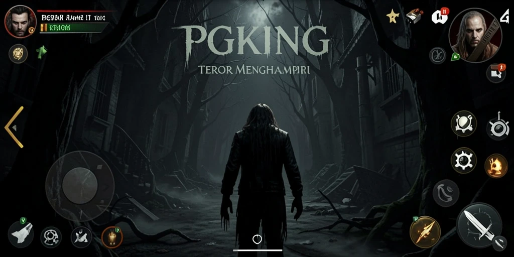 Tangkapan layar PGKING menampilkan suasana gameplay yang mencekam dan penuh ketegangan.