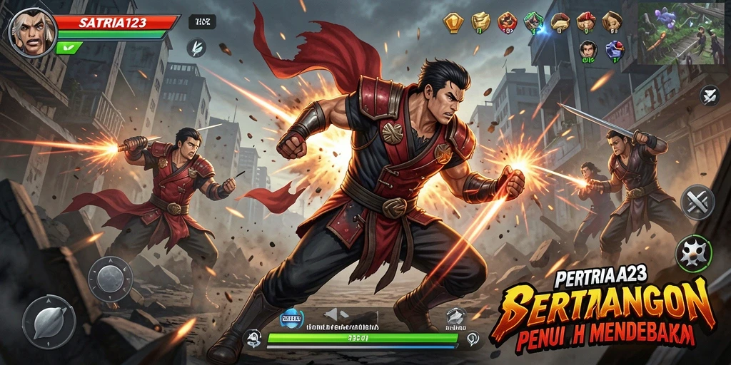 Gameplay SATRIA123 yang menegangkan dan penuh aksi.