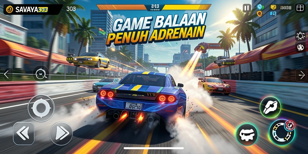 Gameplay mendebarkan dengan balapan yang menantang di SAVAYA303.