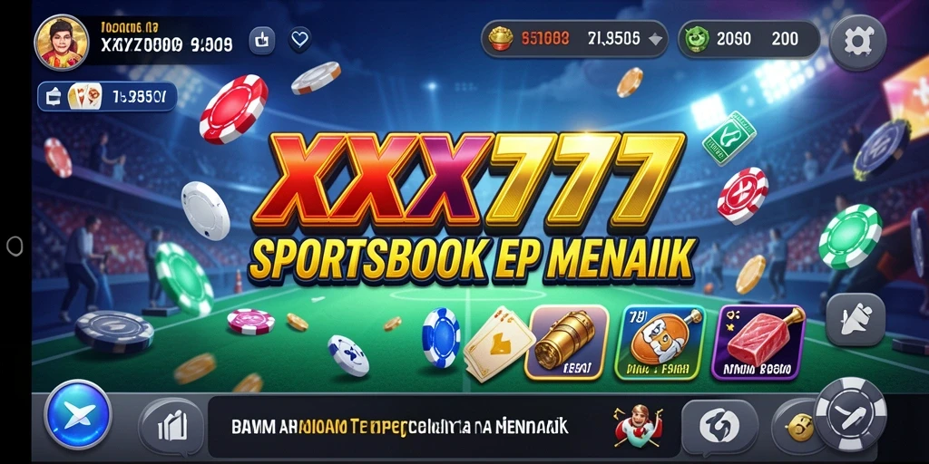 Tampilan gameplay menarik dari aplikasi Sportsbook XXX777.
